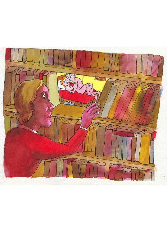 Dans la bibliothèque